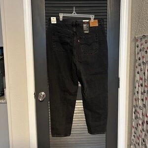 Levi Premium 80S MOM WOMEN'S JEANS (PLUS SIZE) Black